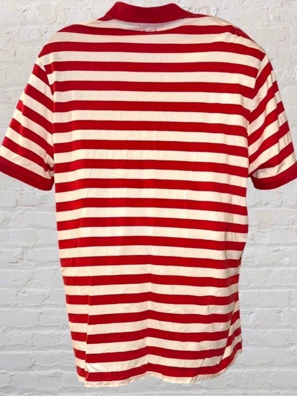 Polo Ralph Lauren Classic Fit Striped Polo Shirt XXL Red White Blue Cotton